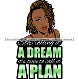 Afro Beautiful Classy Lady Educated Successful Woman Life Quotes SVG Files For Cutting and More!