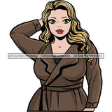 Attractive BBW Nubian Melanin Popping Beautiful African American Big Woman SVG Cutting Files