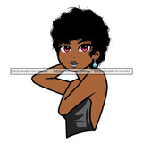 Afro Cute Lady Sassy Classy Melanin Sisi .SVG Cutting Files