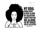 Afro Beautiful Black Woman SVG African American Ethnicity Afro Puffy Hairstyle Beauty Salon Queen Diva Classy Lady  Beautiful People Beauty Salon Princess