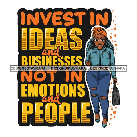 Afro Lola Boss Lady Quotes .SVG Cutting Files For Silhouette and Cricut and More!