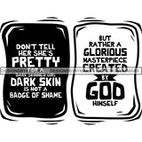 Black Queen Nubian Melanin Quotes .SVG Files For Silhouette and Cricut