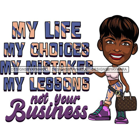 Afro Cute Lola Life Quotes Sassy Classy Melanin Fashion Summer Outfit .SVG Cutting Files