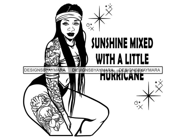 Tattoo Nubian Goddess SVG Files For Cutting