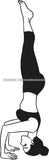 Woman Doing Yoga Meditation Wellness Meditate Relax Inhale Exhale Pose Position .SVG Cutting Files For Silhouette Cricut and More!