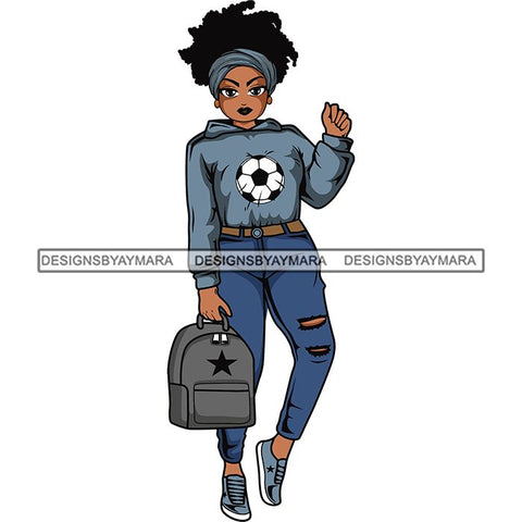 Lola Afro Beautiful Black Proud Woman .SVG Cutting Files For Silhouette and Cricut and More!