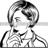 Afro Latina Woman SVG Cutting Files For Silhouette Cricut and More