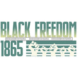 June 19 Juneteenth Emancipation Freedom Holiday African American History  SVG PNG JPG Vector Cutting Files