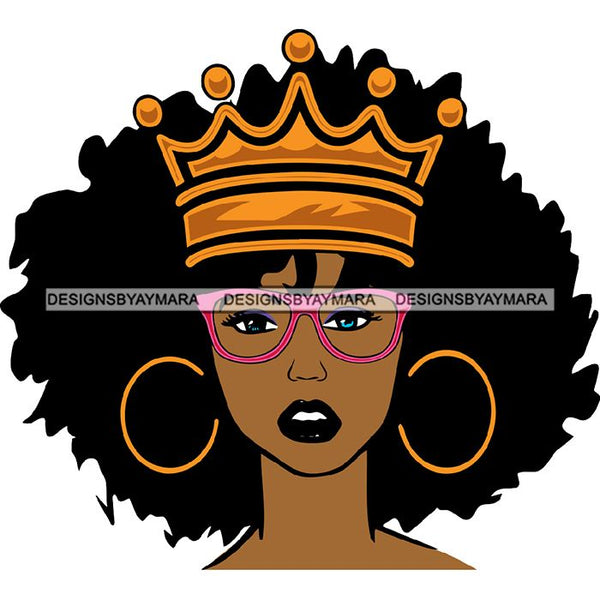 Afro Boss Lady Dope Diva Glamour Hot Sellers Designs .SVG Cutting Files