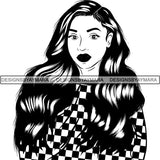 Afro Latina Woman SVG Cutting Files For Silhouette Cricut and More