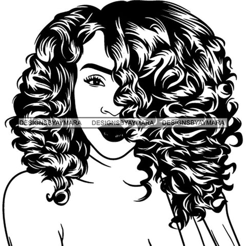 Afro Lady Black Goddess Melanin Turban Head-wrap Dark Latina Morena SVG Files For Cutting and More!