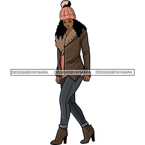 Fashion Diva Glamour Afro Woman Classy Sexy Lady SVG PNG JPG Vector Files For Cutting and More