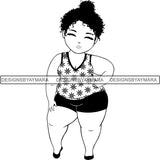 Afro Latina Woman SVG Cutting Files For Silhouette Cricut and More