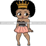 Afro Sexy Queen Betty SVG Cutting Files For Cricut and Silhouette