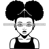 Afro African American Lady Woman Classy Nubian SVG Cutting Files
