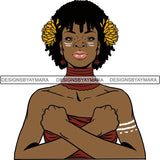 Afro Latina Woman SVG Cutting Files For Silhouette Cricut and More