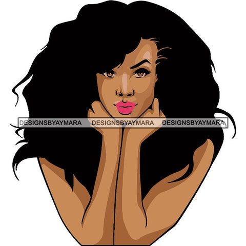 Afro Woman Goddess Diva Melanin Love Sensual .SVG Cut Files For Silhouette and Cricut and More!