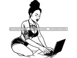 Tattoo Nubian Goddess SVG Files For Cutting