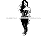 Tattoo Nubian Goddess SVG Files For Cutting