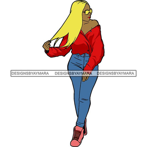 Afro Woman Goddess Diva Melanin Love Sensual .SVG Cut Files For Silhouette and Cricut and More!