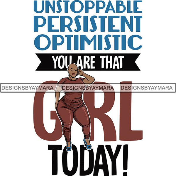 Boss Lady Afro Melanin Successful Black Woman Quotes SVG Cutting Files For Silhouette Cricut and More