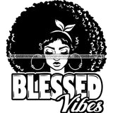 Afro Woman Goddess Hot Seller Design SVG Cutting Files
