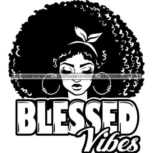 Afro Woman Goddess Hot Seller Design SVG Cutting Files