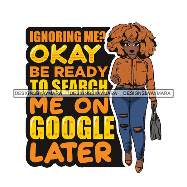 Afro Lola Boss Lady Quotes .SVG Cutting Files For Silhouette and Cricut and More!
