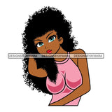 Afro Cute Lady Sassy Classy Melanin Sisi .SVG Cutting Files