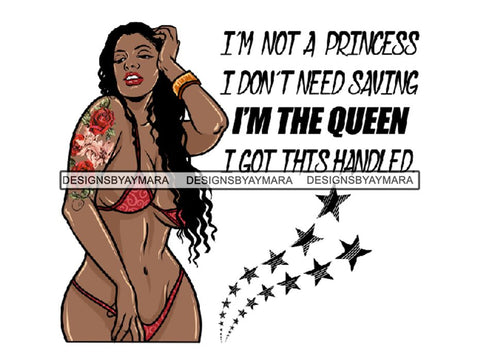 Tattoo Nubian Goddess PNG Files For Print Not For Cutting