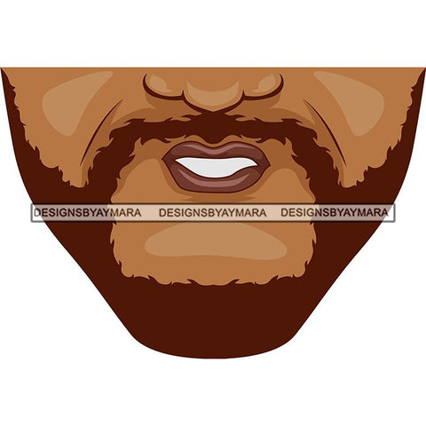 Funny Half Face Cute Designs For Mask Virus Protection SVG Cutting Files