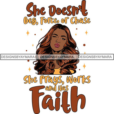 Afro Independent Successful Woman SVG Cutting Files For Silhouette Cricut and More