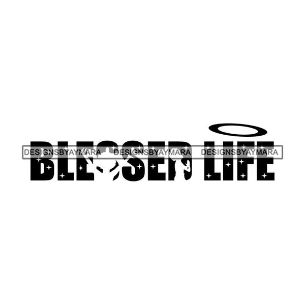 Black Queen Afro Woman Silhouette Designs Goddess Praying Blessed Life Diva SVG Files For Cutting and More!