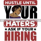 Strong Successful Afro Woman Quotes .SVG Cutting Files For Silhouette Cricut and More