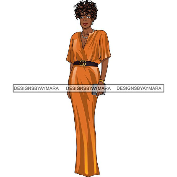 Bundle 6 Classy Afro Woman African American Goddess SVG PNG JPG Cutting Files