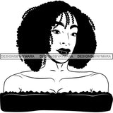 Afro Latina Woman SVG Cutting Files For Silhouette Cricut and More
