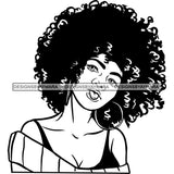 Afro Woman Goddess Hot Seller Design SVG Cutting Files