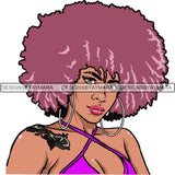 Afro Woman SVG Melanin Cutting Files For Cricut Silhouette and More