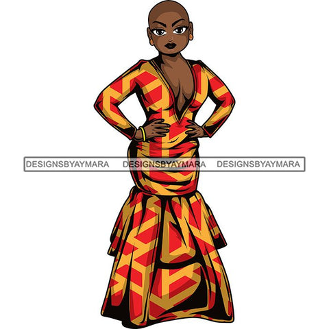 Afro Lola Boss Fashion Diva Glamour .SVG Cutting Files For Silhouette and Cricut and More!