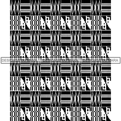 Kente African Pattern African American Culture SVG Cutting Files For Cricut and Silhouette