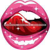 Sensual Glossy Lips SVG Cutting Files