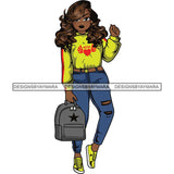 Lola Afro Beautiful Black Proud Woman .SVG Cutting Files For Silhouette and Cricut and More!