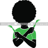 Afro Craft Lady SVG Cutting Files For Silhouette Cricut and More