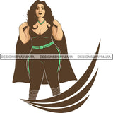 Afro Beautiful Woman Goddess Diva Classy Lady .SVG Cut Files For Silhouette and Cricut