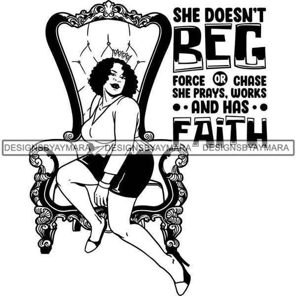Afro Queen Goddess Melanin Nubian Glamour .SVG Cutting Files For Silhouette and Cricut