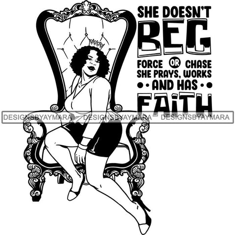 Afro Queen Goddess Melanin Nubian Glamour .SVG Cutting Files For Silhouette and Cricut