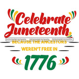 Juneteenth Emancipation Freedom June19 Holiday African American History  SVG PNG JPG Vector Cutting Files