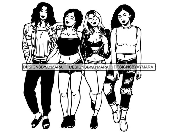 Ladies Trip Flight Getaway SVG Cut Files For Silhouette and Cricut