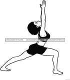 Woman Doing Yoga Meditation Wellness Meditate Relax Inhale Exhale Pose Position .SVG Cutting Files For Silhouette Cricut and More!