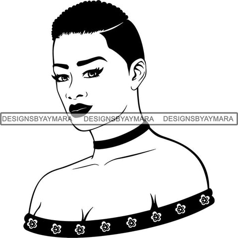 Afro Latina Woman SVG Cutting Files For Silhouette Cricut and More